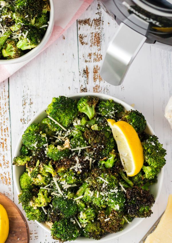Vegan Air Fryer Broccoli
